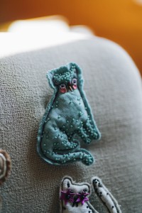 brocha kocia KWIATKOOKA